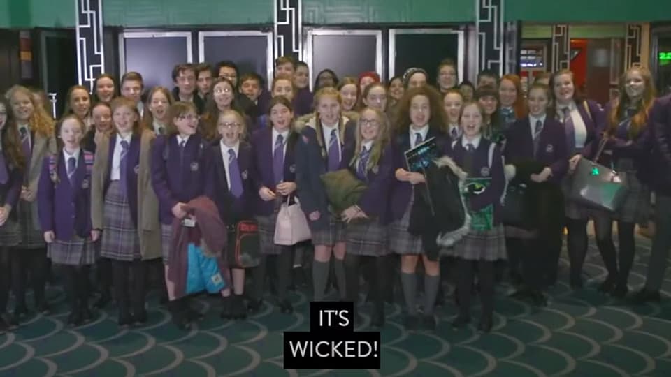 Video screengrab of Wicked Active Learning School Trip A-Level video on YouTube